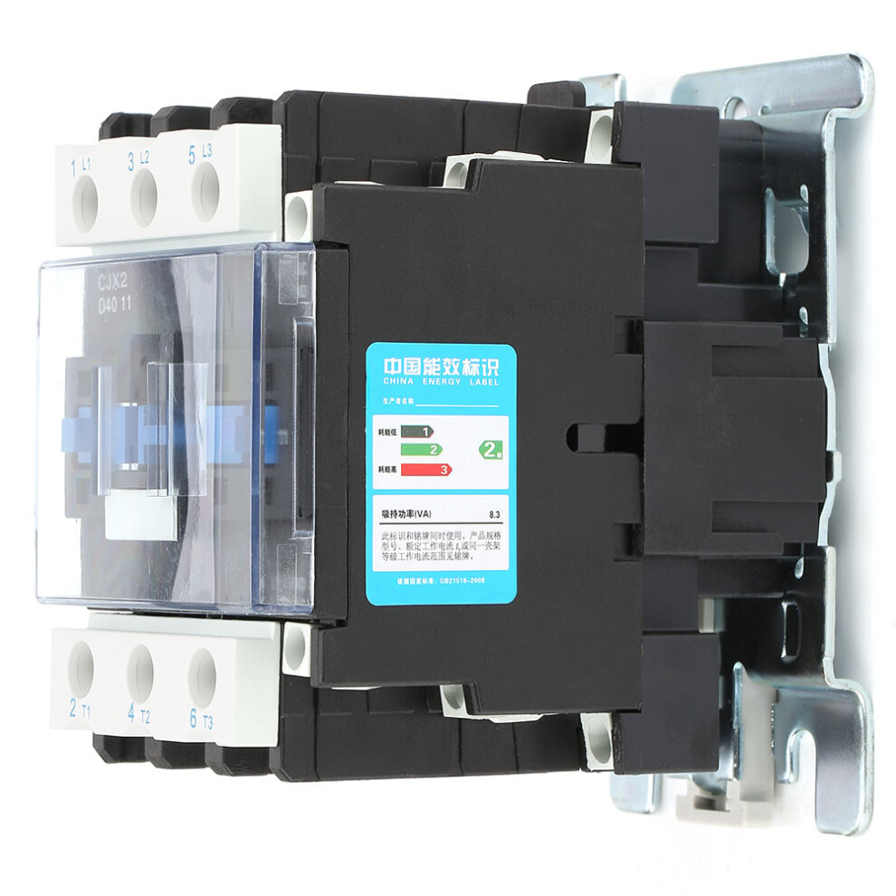 CJX2-4011 AC Contactor 220V 40A Industrial Use