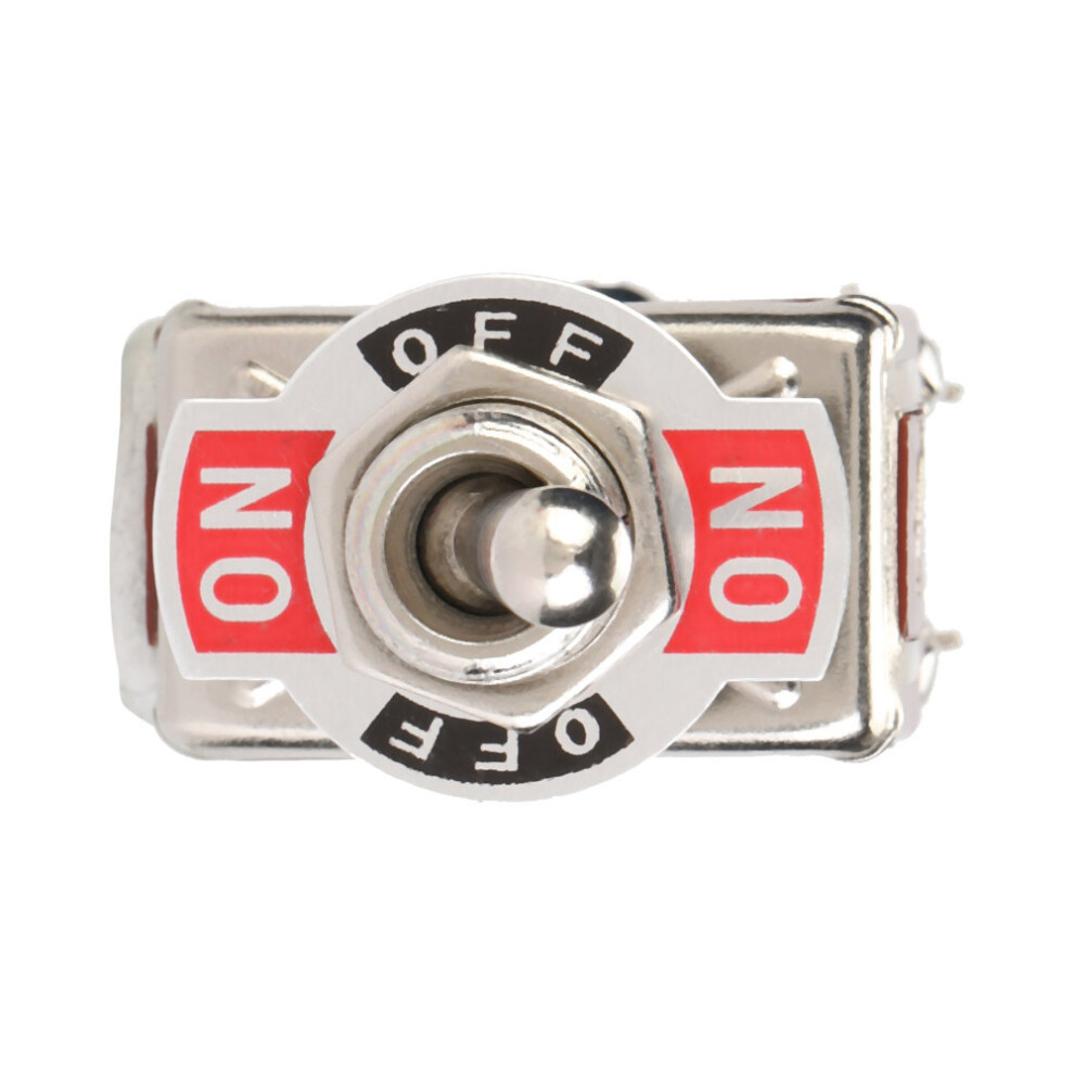 Toggle Switch Dpdt 6 Pin 3 Position On Off 250V 15A 12Mm Mounting Hole 4941392747912