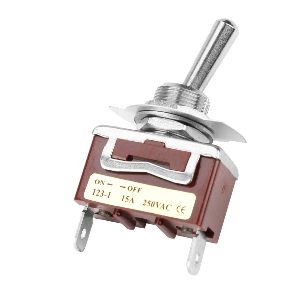 15A 12Mm 2 Pin On Off Momentary Toggle Rocker Switch 2 Position Black 4941392514156