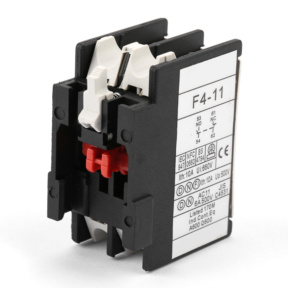 Ladn11 Ac Contactor F4-11 Auxiliary Contact Block 10A, 37G 5061392748357