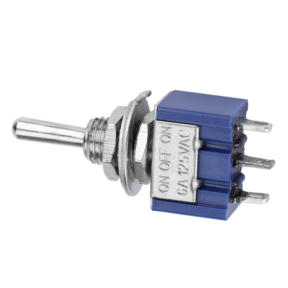 Mini Toggle Switch Spdt 3 Position 6Mm 6A 125Vac On Off On Switch Pack 5021392514178
