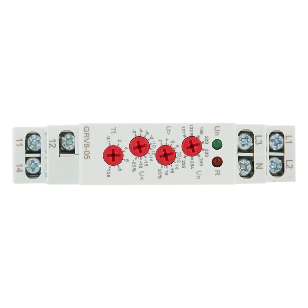 Phase Failure & Sequence Protection Relay Grv8-05 For 3-Phase Power Networks 7601392514699