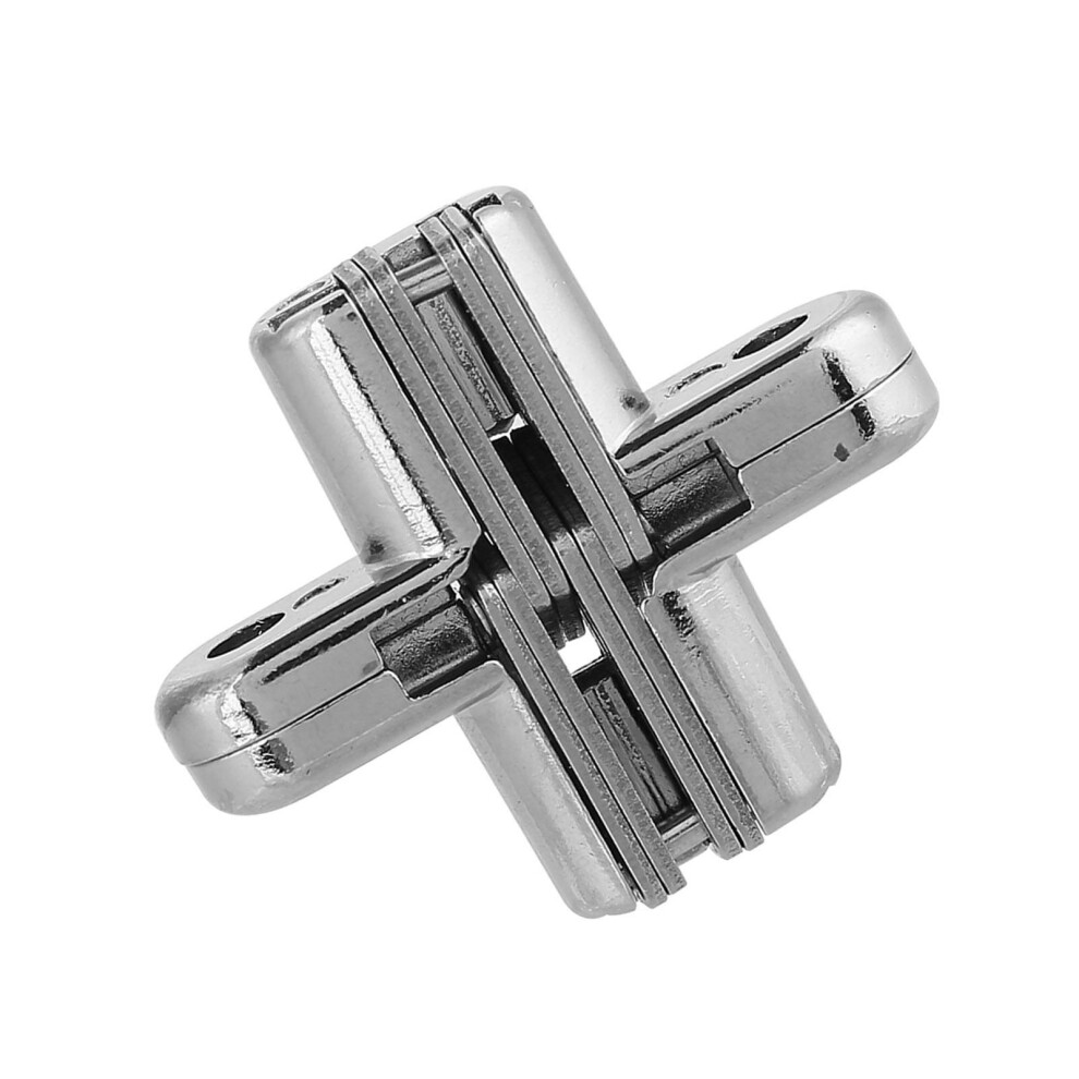 Hidden Zinc Alloy Cross Door Hinge Silver Xs - Concealed Bearing Rust Resistant 4001392514584