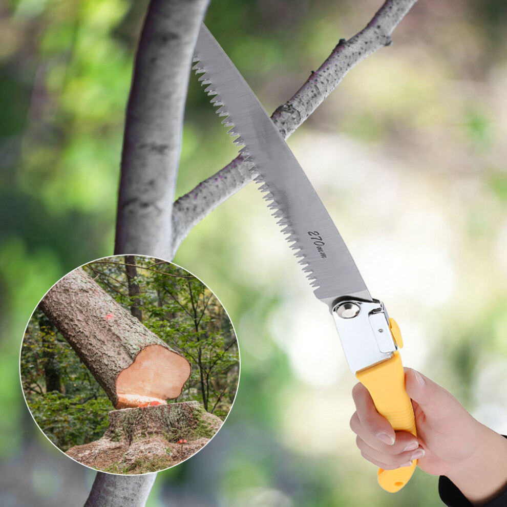 280mm Folding Hand Saw for Wood Pruning, Gardening Tools