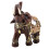 Wood Grain Elephant Wealth Statue 13