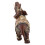 Wood Grain Elephant Wealth Statue 9
