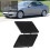 Pair of Black Headlight Washer Cap Covers for E90 E91 2005-2009 8