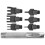 Flat Prong Chisel Leather Punch Tool, Carbon Steel, 80mm Handle 12