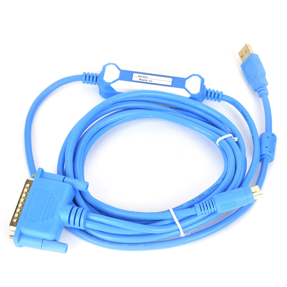 Usb-Sc09 Plc Programming Cable 3M, -Plated, Copper Data Line Gold 6931392517330