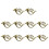 10Pcs Plastic Trumpets Pendant Musical Instrument Theme-Astyle 1