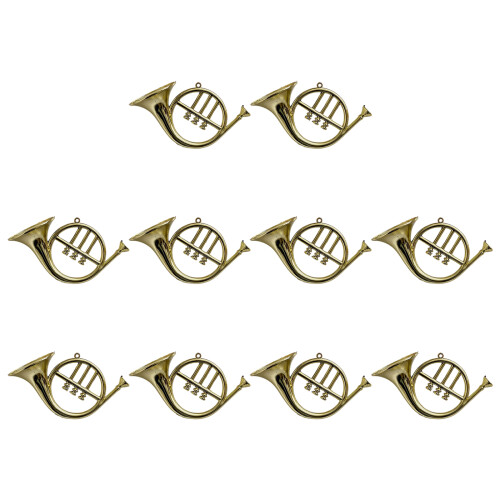 10Pcs Plastic Trumpets Pendant Musical Instrument Theme-Astyle