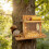 An der Wand montierter Tierleckerli-Spender und-A 3