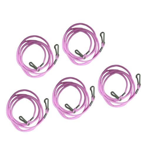 5-teiliges Set mit stilvollem Handschuh-Lanyard und-Rosa