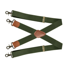Innovative X Clip Mens Suspenders With High-Army Green
