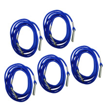 Set van 5 stuks kinderhandschoenen Lanyard zachte-Babyblauw