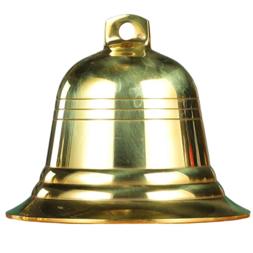 Premium Clear Sounding Copper Engraved Bell Large-4 inches