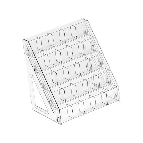 Desk Marker Organizer Multi Compartimenten Helder acryl Marker-5