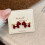 Trendy Horse Earrings with Flocking Finish Statement-Red 4