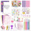 Kids DIY Sticker Kit - 200Pcs Scrapbook Gift Box 6