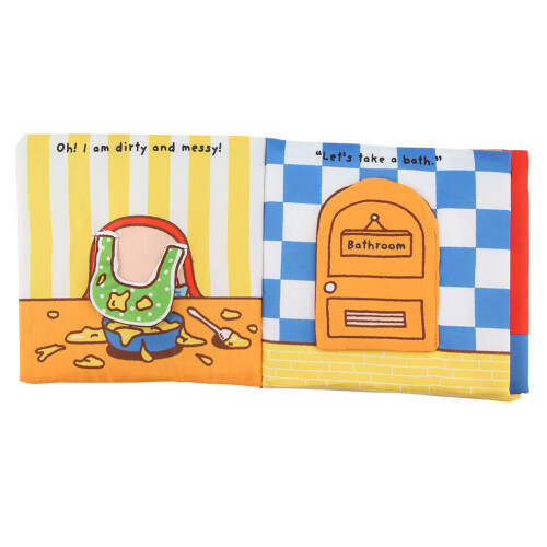 Infant Educational Bath Cloth Book – Soft, Reusable, Cognitive & Language Development 2