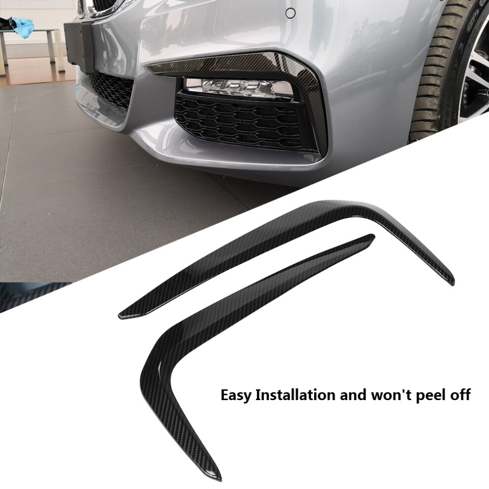 2Pcs Carbon Fibre Style Foglight Eyebrow For G30 M 7293282576551