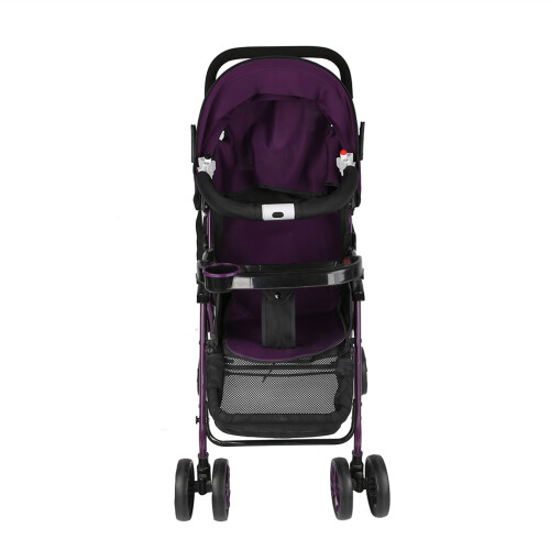 Adjustable Stroller Armrest Handlebar Black