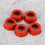 5Pcs Front Engine Gasket for M47 M57 E38 E39 E46 E60 Orange Rubber 1