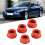 5Pcs Front Engine Gasket for M47 M57 E38 E39 E46 E60 Orange Rubber 4