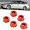 5Pcs Front Engine Gasket for M47 M57 E38 E39 E46 E60 Orange Rubber 9