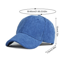 (Blue) Unisex Winter Baseball Cap for Outdoor Sports