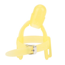 Verstellbarer Silikon-Babyschutz für Finger gegen Saugen und Beißen, Gelb