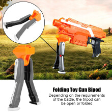 Foldable Toy Gun Bipod Support Stand for Soft Bullet Guns, 19x14x4cm