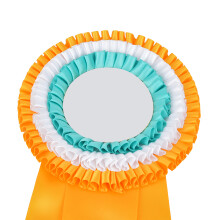 Deluxe Ribbon Rosette Badge Pin Award