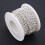Crystal Rhinestone Chain 5yard Roll Silver DIY Craft Close Cup Accessory 5