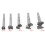Premium Steel Flat Bits 5pcs 15-35mm High Strength for Carpentry Projects 4