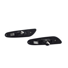 2Pcs Black Smoke LED Side Marker Light for BMW E82 E46 E90 12V 3W