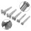 Premium Steel Flat Bits 5pcs 15-35mm High Strength for Carpentry Projects 6