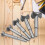 Premium Steel Flat Bits 5pcs 15-35mm High Strength for Carpentry Projects 9