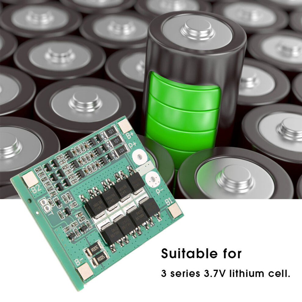 3S 12V 25A Lithium Battery Protection Board Pcb With Balance Circuit 5091392521599
