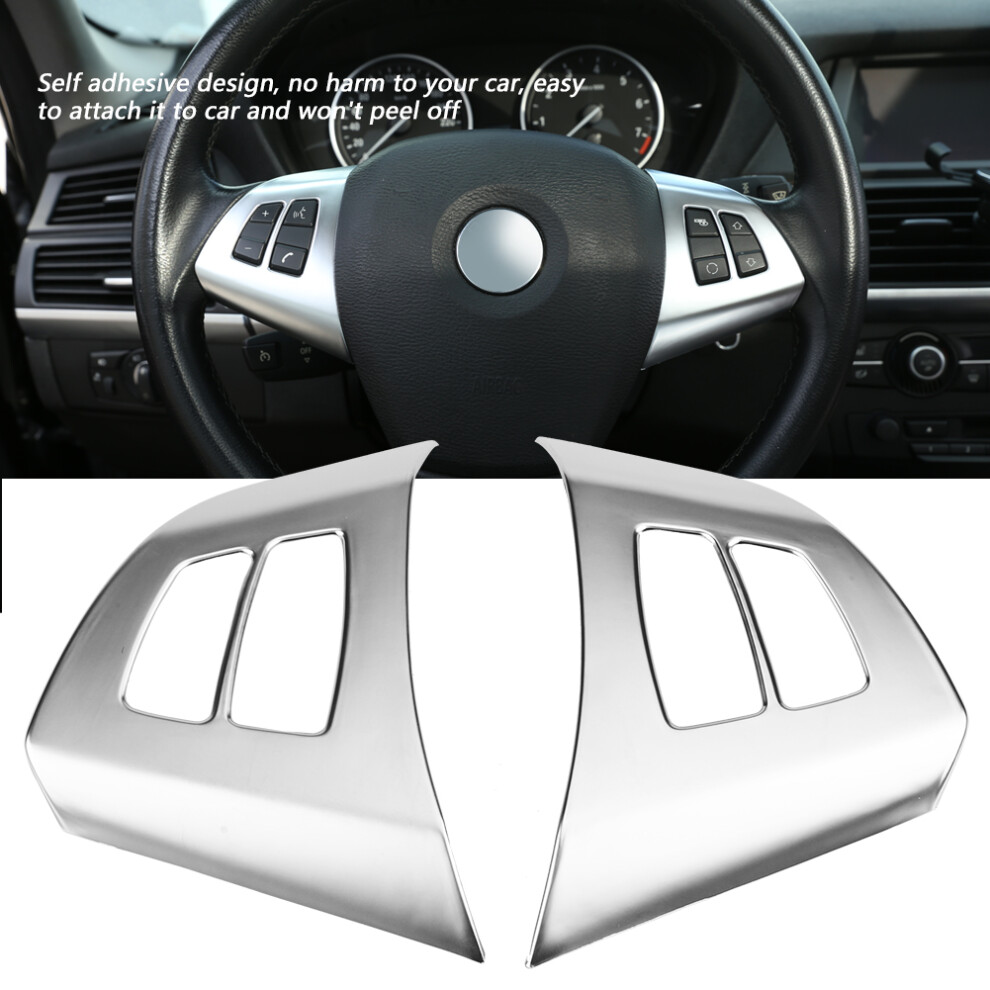 Chrome Trim For X5 E70 Steering Wheel Buttons 7293282559004