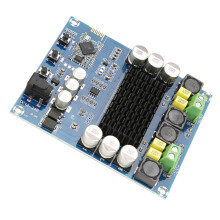 120W Dual Channel Bluetooth Amplifier Board 98*80*18mm Copper