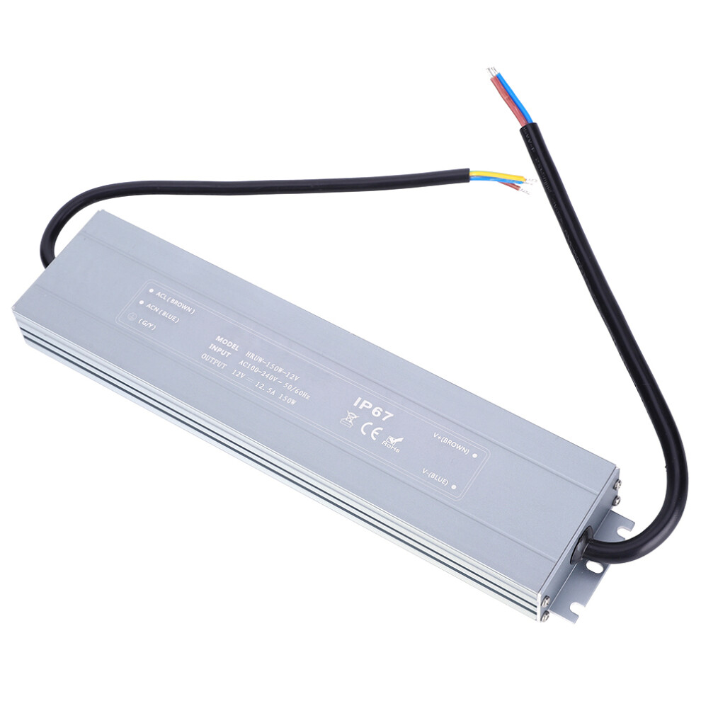 Hruw-150W-12V Waterproof Led Power Supply Ip67 Led Driver Transformer 4951392522419