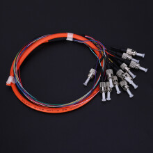 Fiber Pigtail 12 Cores Multimode St UPC MM-0.9 for Communication Projects