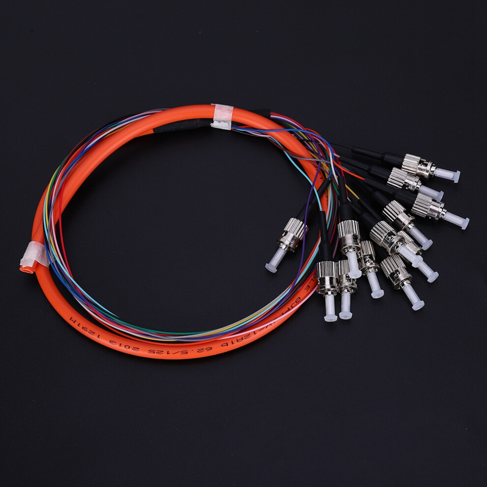 Fiber Pigtail 12 Cores Multimode St Upc Mm-0.9 For Communication Projects 5041392522447