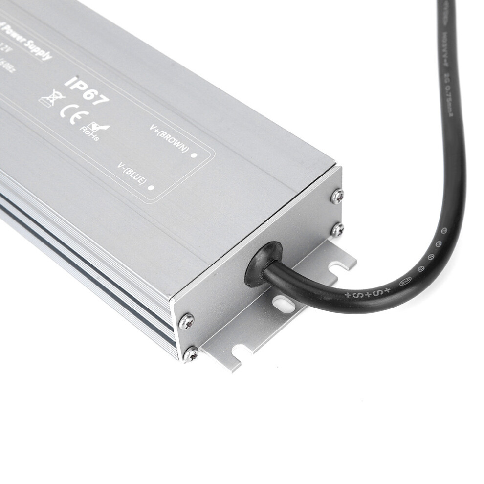 Ip67 Waterproof Led Power Supply 100W 12V Ultra Slim Transformer Hruw Series 8361392522474