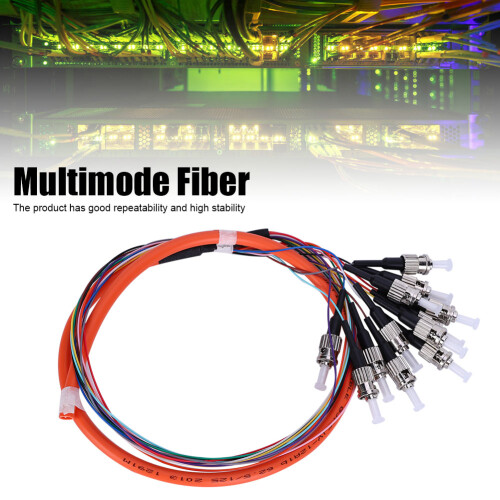 Fiber Pigtail 12 Cores Multimode St UPC MM-0.9 for Communication Projects 2