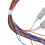 Fiber Pigtail Cable Multimode Carrier-Level 12-Pole SC/UPC 62.5/125 PVC Shell 6