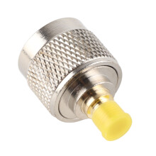 2pcs Type N Male to SMA Female RF Coaxial Connectors, 0-6GHz