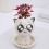 (White, A) Cute Cat Shaped Ceramic Flowerpot - Desktop Decor 1