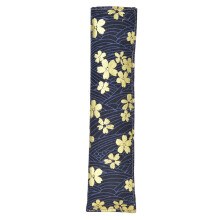 Vintage Flower Pen Storage Cotton Cloth Cover Hot Gold Protective Sleeve